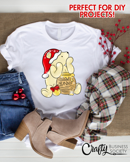 Christmas Pooh & Piglet Clipart