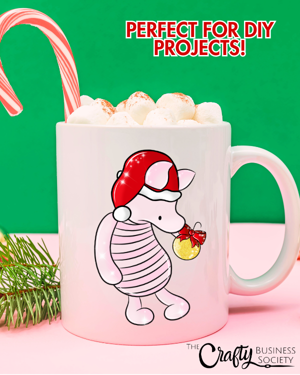 Christmas Pooh & Piglet Clipart